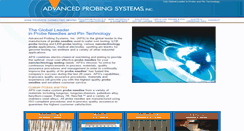 Desktop Screenshot of advancedprobing.com